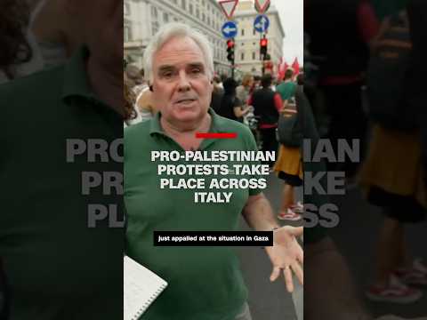 Pro Palestinian Protests Take Place Across Italy 