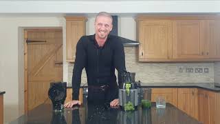 JR Ultra 8000 S4 Self Feeding Slow Juicer celery juice test. Best juicer for making celery juice.