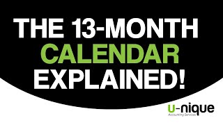 What is the 13-Month (52/53 week) Calendar: Restaurant Edition