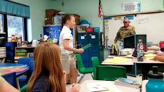 VIDEO: Welcome home reunion at Marshpoint Elementary