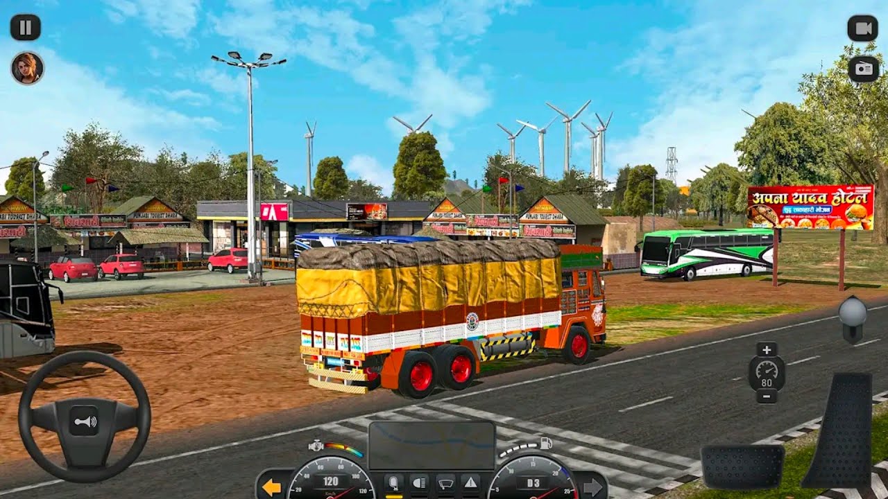 👉 Indian Truck Driving Game Gameplay | Truck Simulator Hindi || best truck simulator game