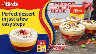 The Most Popular UK Dessert from the 70s - Retro Birds Fruit Trifle - How to make it from a kit