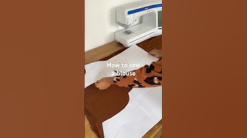 Sewed the cutest blouse… pattern just dropped ✨ #sewing #beginnersewing #sewingtutorial