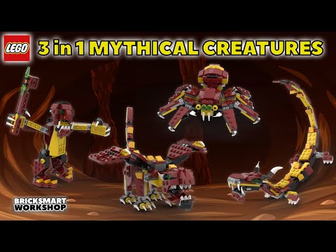 LEGO 31073 Creator 3 in 1 Mythical Creatures + Alternate Model Digital Speed Build