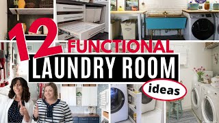 12 Functional Laundry Room Ideas Organization Ideas Decorating Ideas Laundry Diy