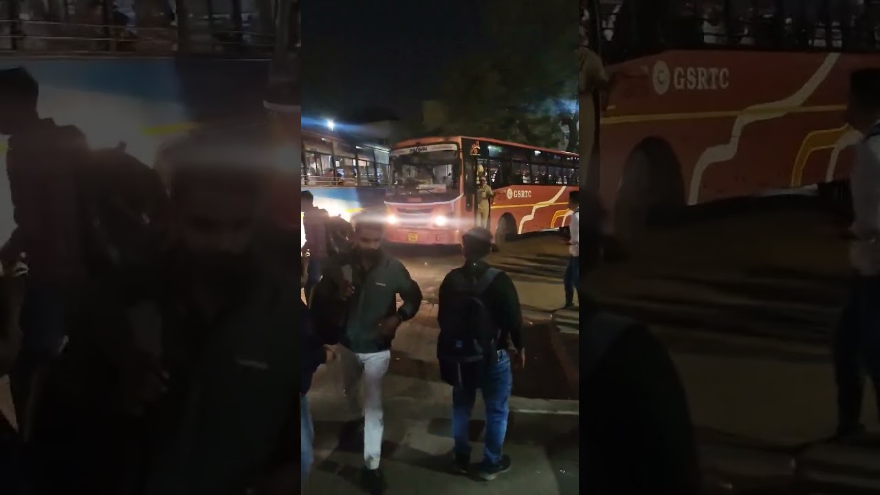 Ahmedabad - chopda Gurjarnagari Arriving At Central Bus station Vadodara 