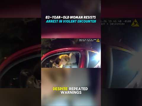 Elderly Driver Resists Arrest After Speeding Stop