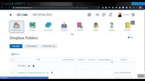 Dropbox in D2L