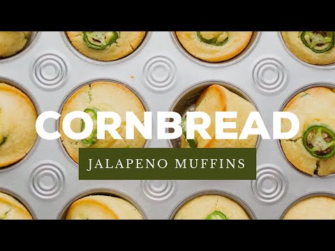 Spicy Jalapeno Cornbread Muffins