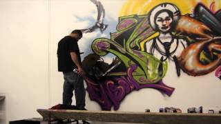 Ensoul x Kier Defstar - Warehouse Graffiti Timelapse