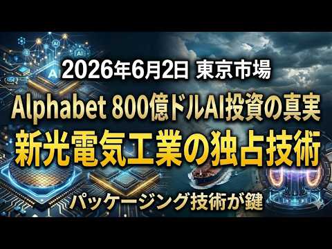 日経平均6.6万超え！AIインフラ800億ドル投資の深層と日本が握るAIパッケージングの急所【新光電気工業】