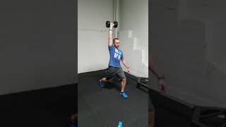 Split Squat Stance SA OH Press