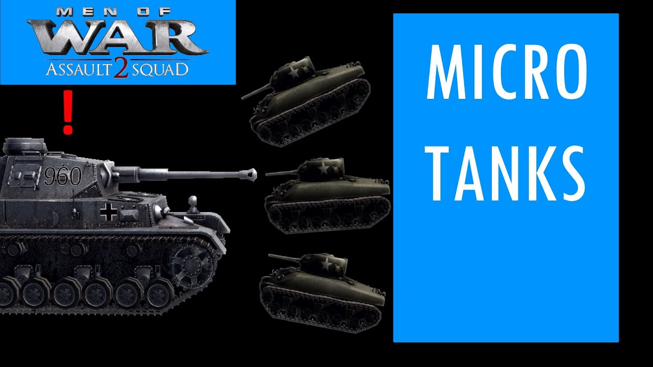 Micro Tanks Battle! - Men of War Assault Squad 2 (Robz Realism Mod)