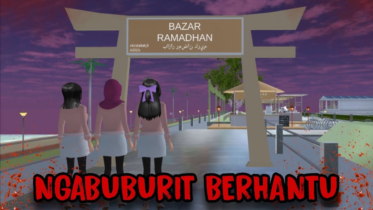 NGABUBURIT BERHANTU || HORROR MOVIE SAKURA SCHOOL SIMULATOR