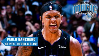 PAOLO BANCHERO DROPS A CAREER-HIGH 50-PIECE 🔥 1st 50-PT game of the 2024-25 season 😤 | NBA on ESPN