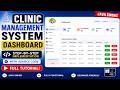 Clinic Management System Dashboard in Java Swing | Step-by-Step Tutorial with Source Code