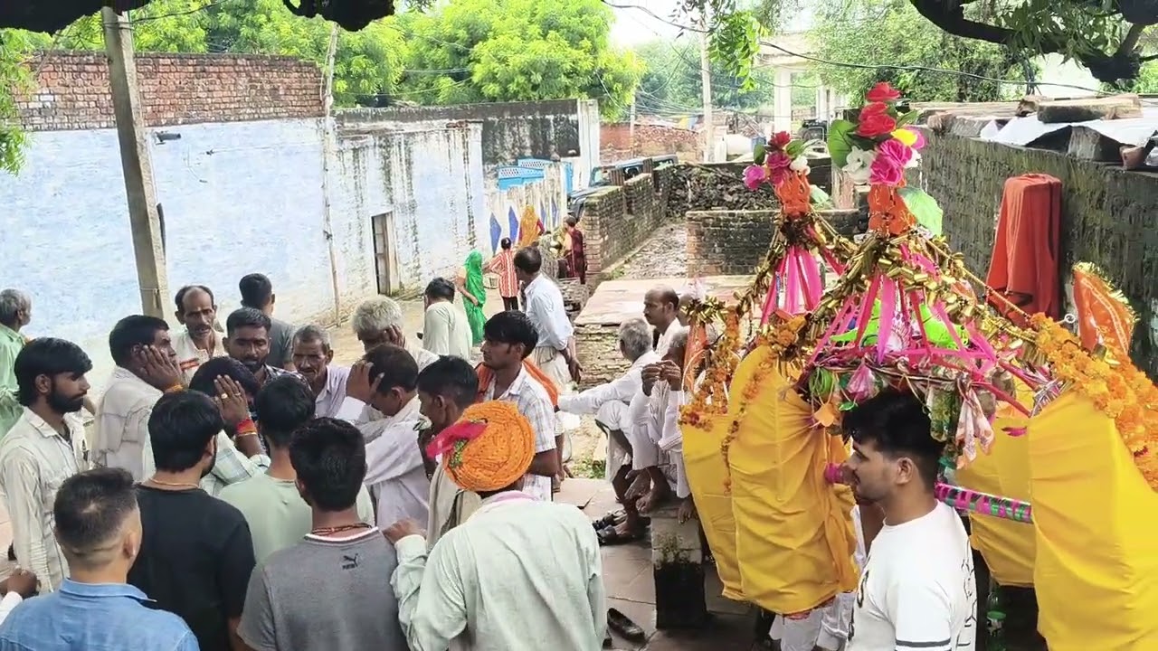 हीरा भूमिया बाबा की बम पगुली गांव में रणवीर गुर्जर नयापुरा 