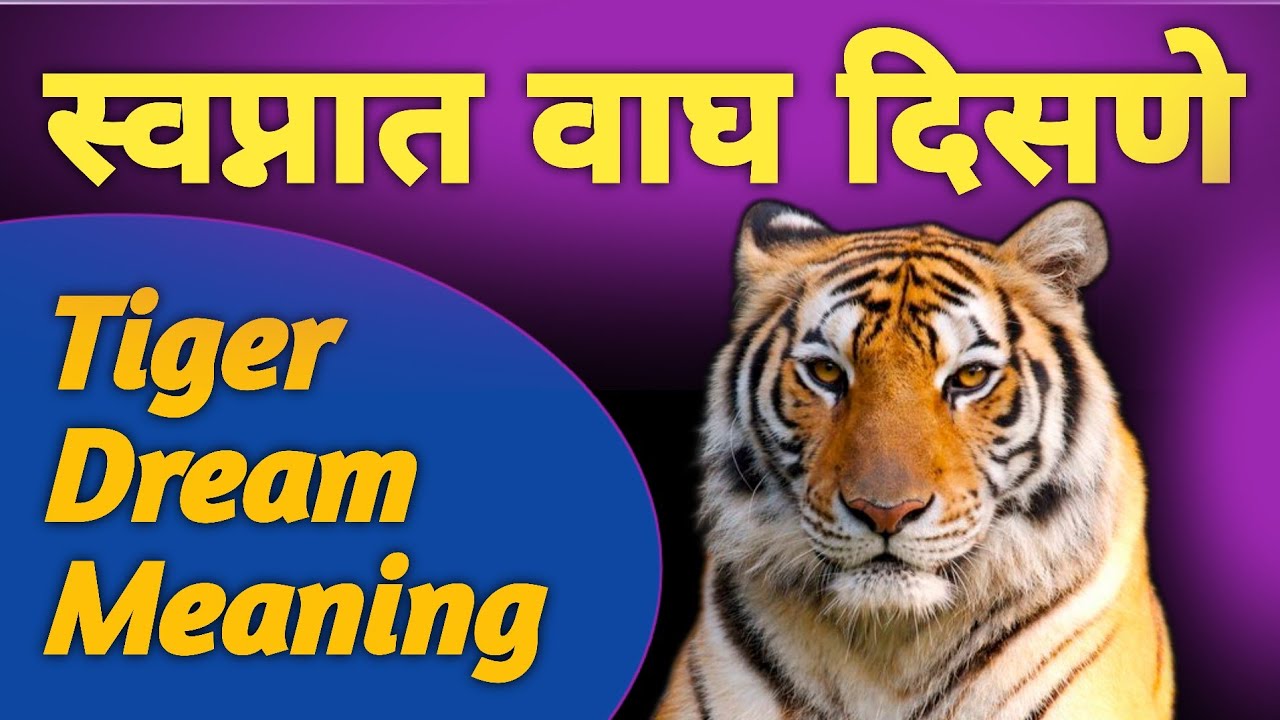 स्वप्नात वाघ दिसणे | Swapnat Wagh Disne | Seeing A Tiger In A Dream