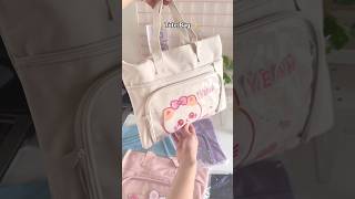 Kawaii Tote Bag 🎀✨🌸#totebag #picnicessentials #shoppingbag #travelessentials #travelbag #bag