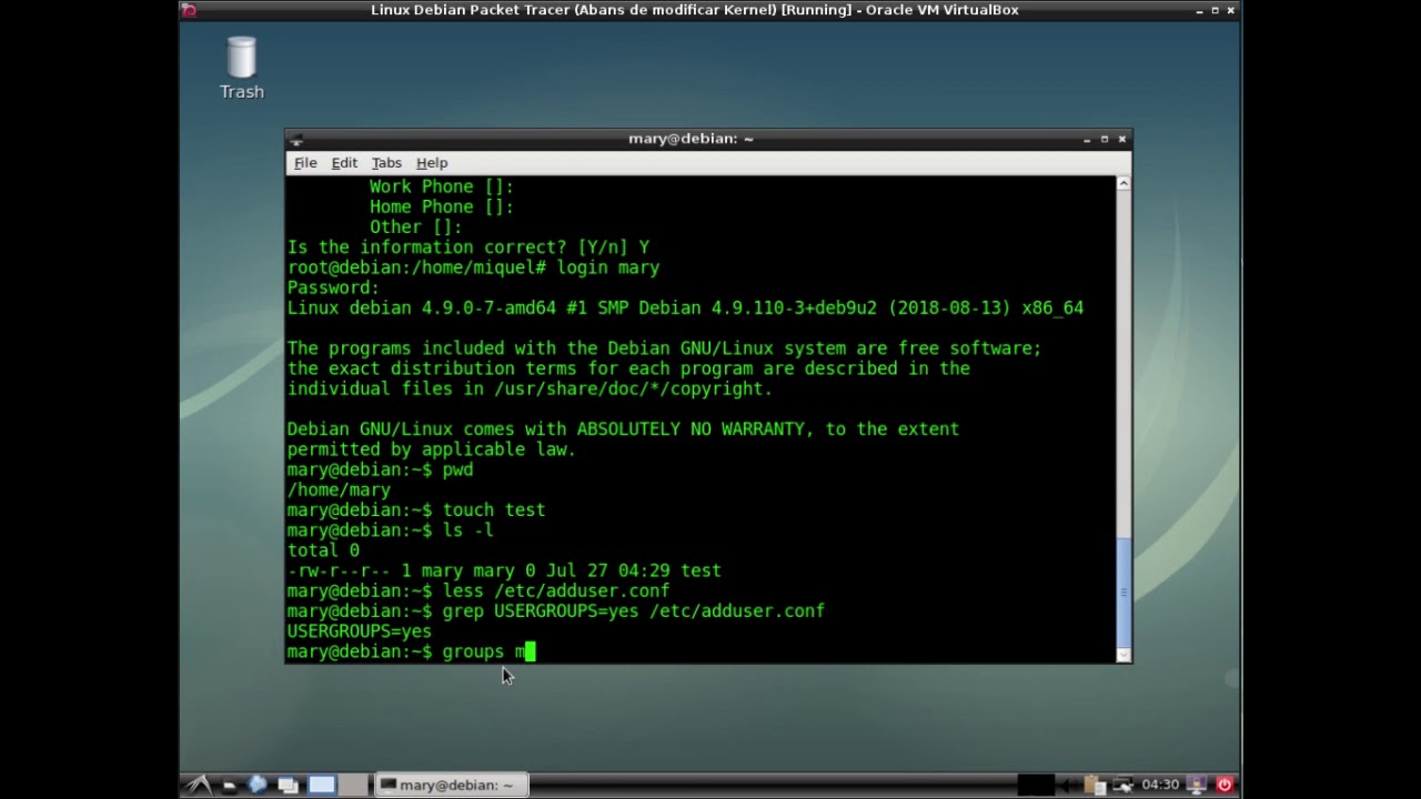 Linux 03 Users and groups - YouTube