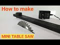 DIY mini table Saw !! cardboard cutter for diy projects