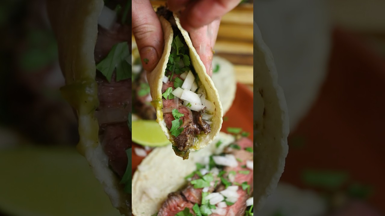 Mira Steak tacos with cowboy butter and salsa verde #easyrecipe en YouTube Mira Steak tacos with cowboy butter and salsa verde #easyrecipe en YouTube