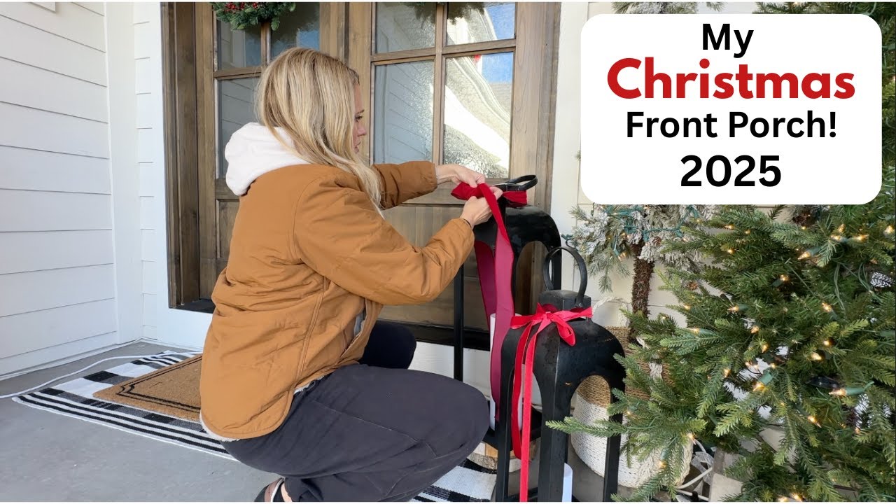 My Christmas Front Porch! 2025