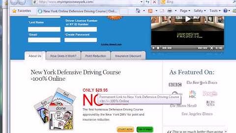 Defensive Driving Course Online NY