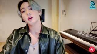 bts jungkook - 10000 hours (justin bieber) vlive 210307