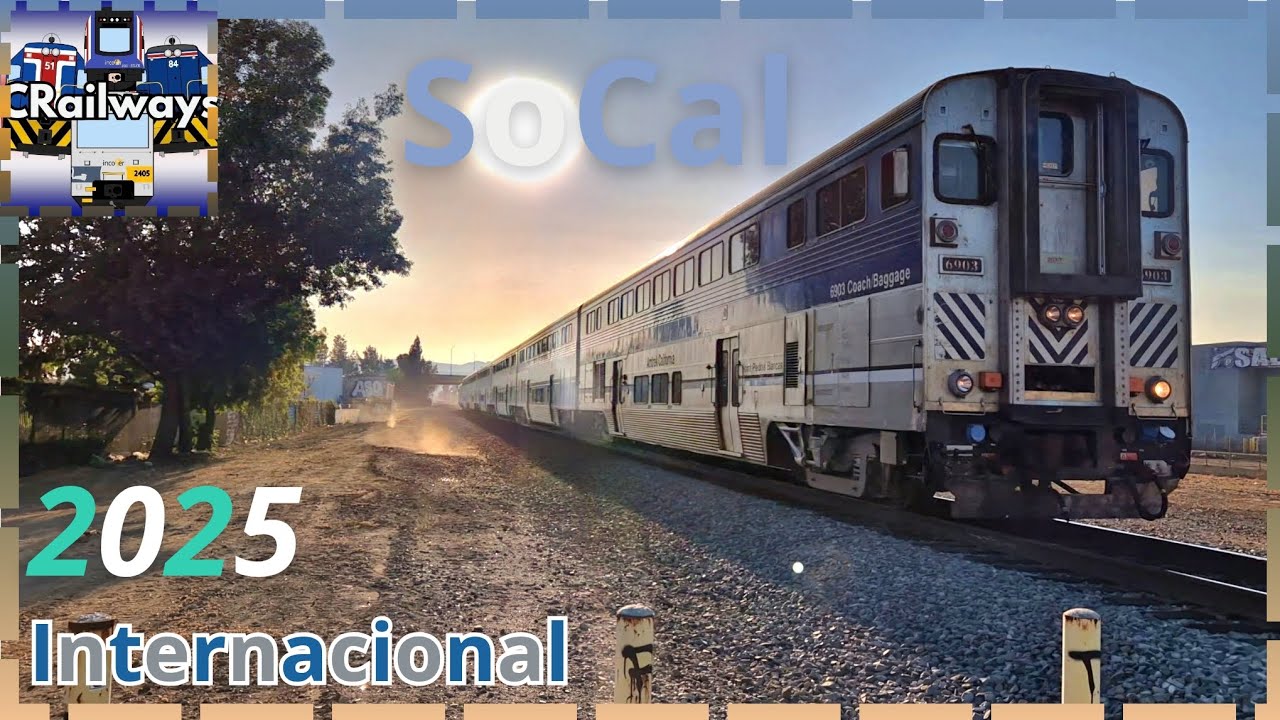 Trenes de pasajeros en el sur de California (SoCal) || CRailways • 2025 (Internacional)
