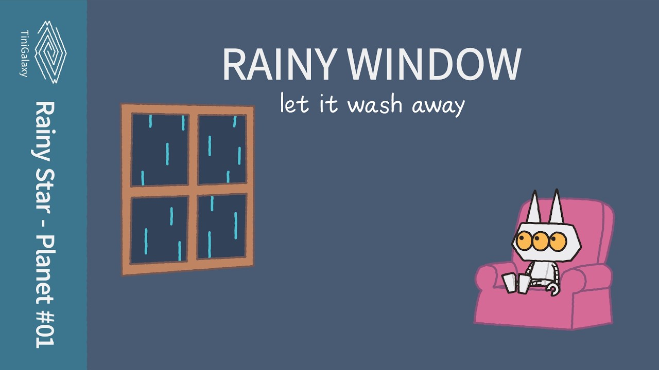 [Relax/Chill] Relaxing Rainy Day Lofi 🌌 비 오는 창가, 마음의 소음을 씻어내는 로파이 | Rainy Window