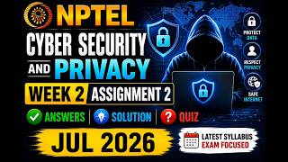 NPTEL Cyber Security and Privacy Week 2 Assignment 2 Answers Solution Quiz |