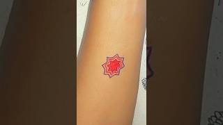 DIY STAR TATTOO??viral short tattoo star rktemporaryart