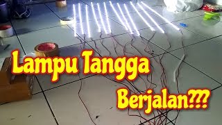 Hari ni kina share sebelum dan selepas pasang lampu dekat tangga. Lampu ni kina beli dekat houses of. 