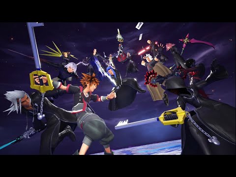 Kingdom Hearts 3 : Remind - All Data Boss Fights (With Style)