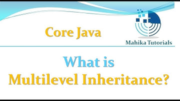 Core Java 41 -What is Multilevel Inheritance?