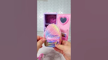 Satisfying with Unboxing & Review Miniature School Locker Set Toys Kitchen Video | ASMR Videos