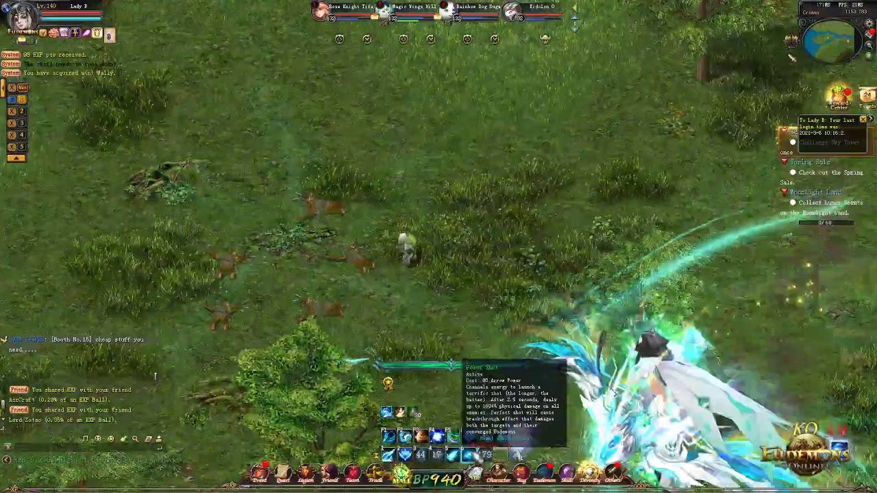 Eudemons Online - Ranger Class - Skills and Tricks