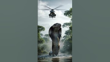"Giant Snake Attacks Helicopter Over the Amazon Jungle!"😱#viralmyaccount🙏🙏😚😘 #foryoupage #fyp