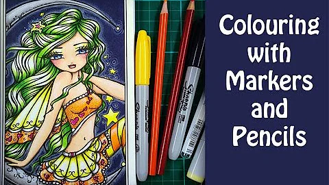 Tutorial: Colouring With Markers and Pencils.