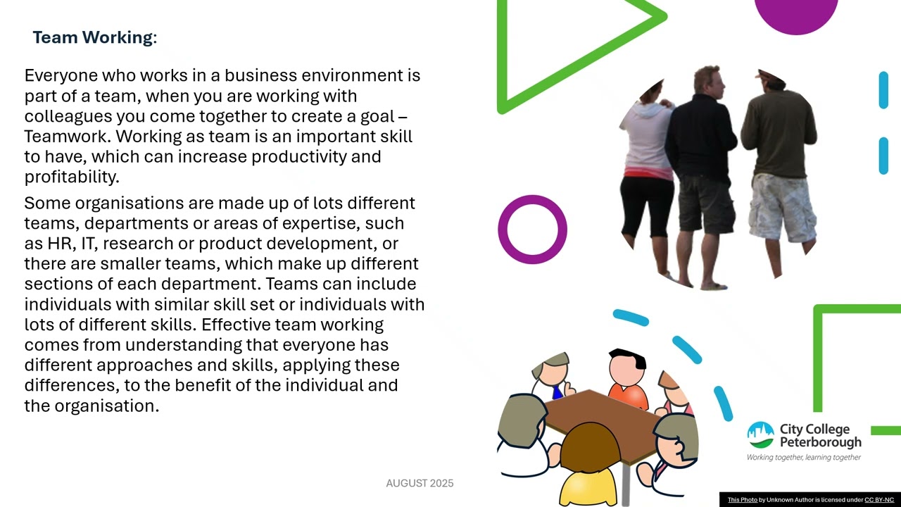 NCFE Level 2  Certificate in Principles of Business Administration Unit 5