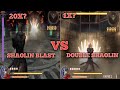 Shaolin Blast VS Double Shaolin Blast
