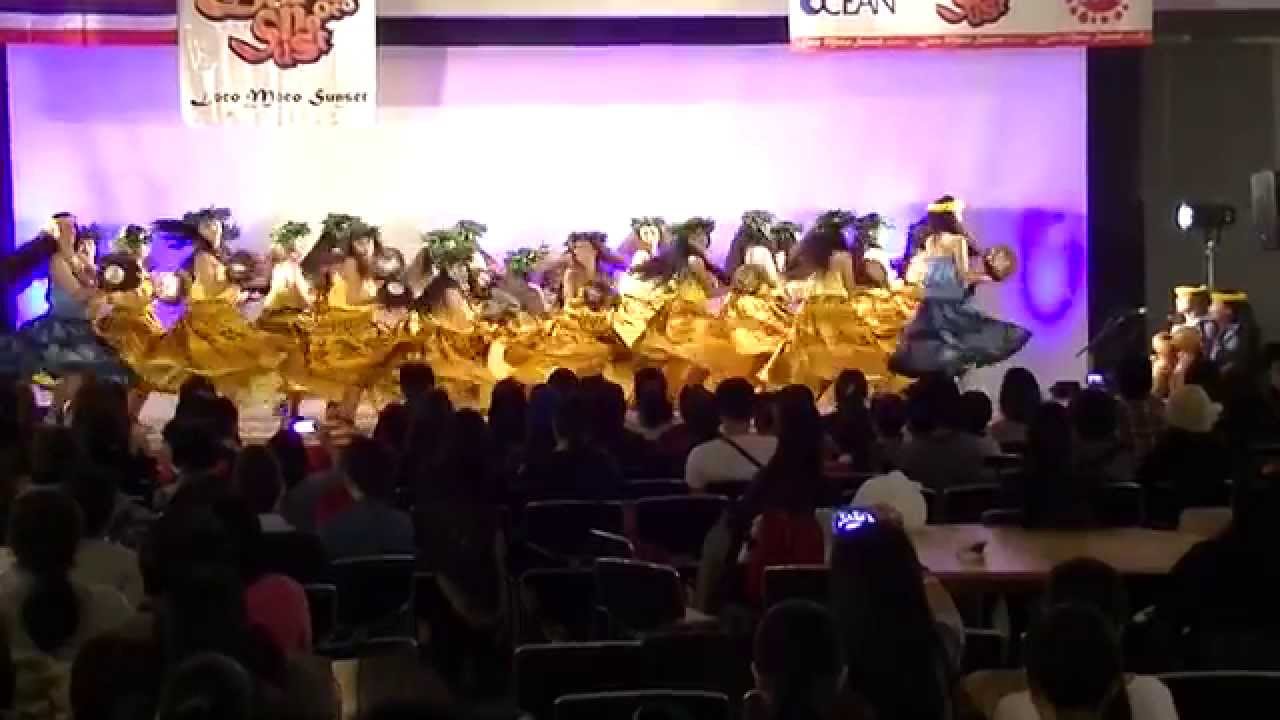 20150228 Locomoco Sunset Sandii's Hula Studio Hula Kahiko - YouTube