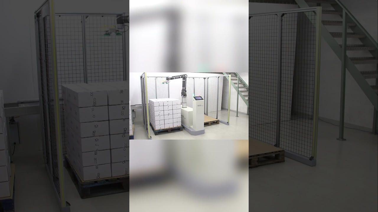 OMRON и Reeco представляют паллетайзер RB1200 Cobot