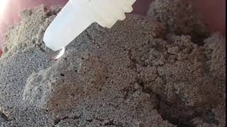 Acid test on carbonate sand