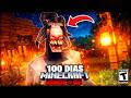 SOBREVIVI 100 DIAS MINECRAFT ATERRORIZANTE HARDCORE - O FILME