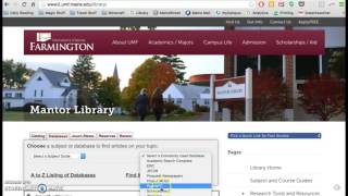 Library Homepage Basics