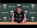 "We've set a benchmark... and we're not going to go away from that" | Coach Phil Neville on STL away