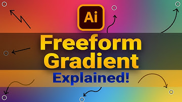 Freeform Gradient in Illustrator Explained! - New Feature - Tutorial 27