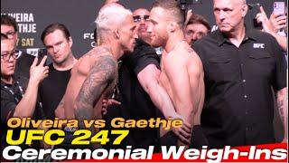 UFC 274 Ceremonial Weigh-Ins: Charles Oliveira vs Justin Gaethje